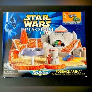 Star Wars Episode 1 Collectibles Podrace arena micro machines NIB Jabba the Hutt